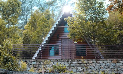 Zahrada ubytování Kaamu Kabins Stay,