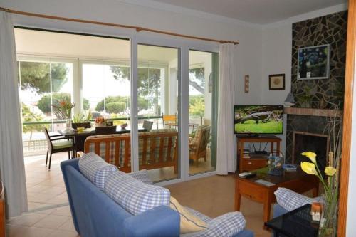 Χώρος καθιστικού στο Casa Verde