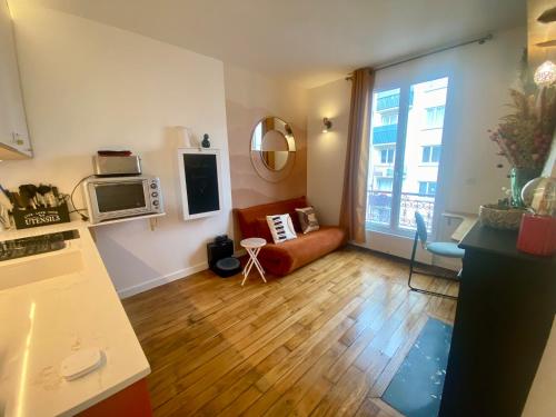 Køkken eller tekøkken på studio lumineux - Jonquière