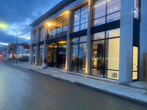O edifício em que o hotel se localiza