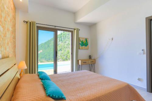 Postel nebo postele na pokoji v ubytování Vista Mare Assinia