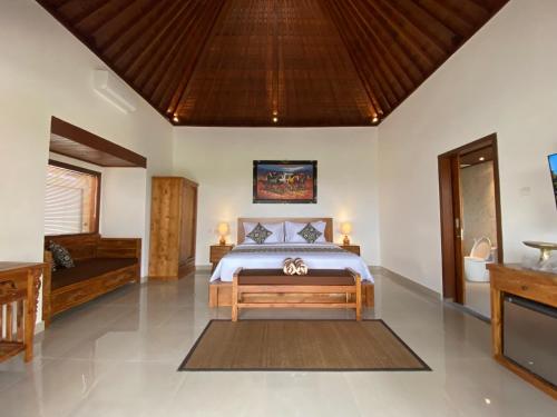 Cama o camas de una habitación en Kaki Uma Villa