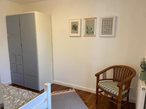 Ruang duduk di Ferienwohnung Schneider&Graf