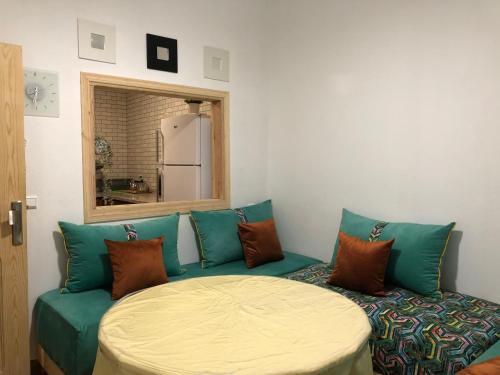 Posezení v ubytování Apartamento en Nador con vistas al mar