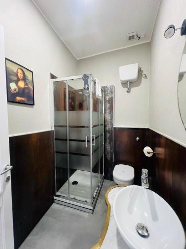Koupelna v ubytování Sa Costixedda Rooms