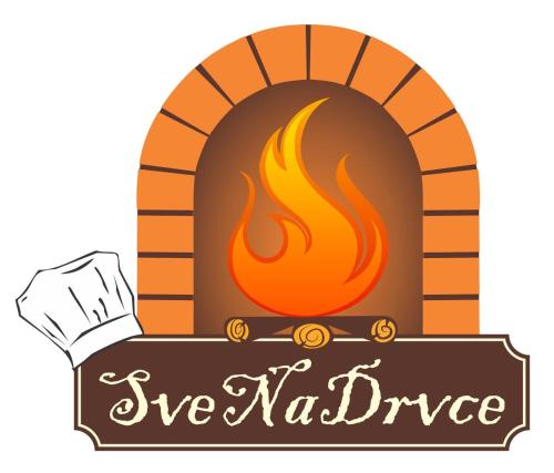 an image of a fire with a sign we nadal divorce at Rooms&Restaurant 43 in Belgrade