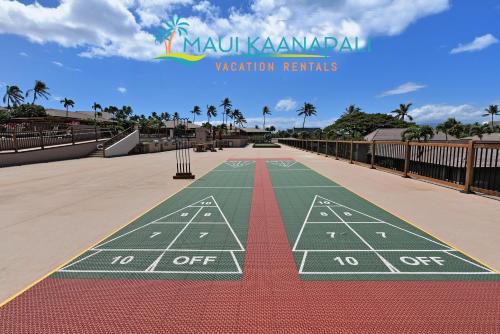 a rendering of a tennis court on a road at Maui Eldorado Condo C101 in Kaanapali
