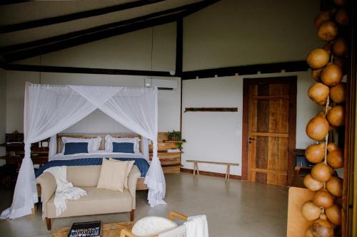 Χώρος καθιστικού στο Casa Salga