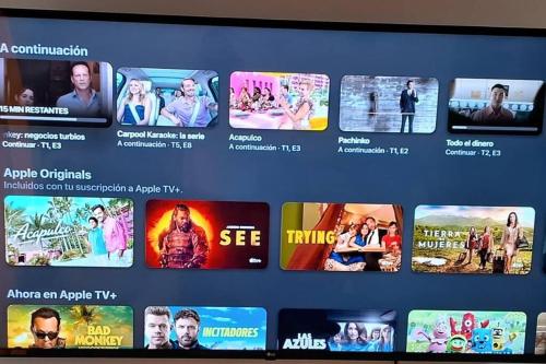 a screen with a bunch of different types of movies at Pool Sensation Punta Cana in Bávaro