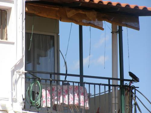 Μπαλκόνι ή βεράντα στο Doll house next to the sea