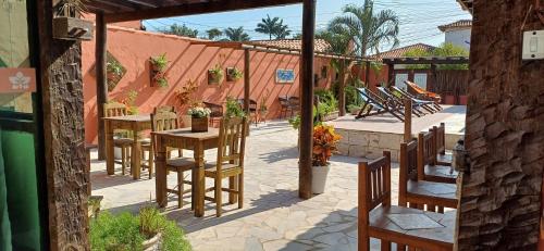 Restoran atau tempat lain untuk makan di Guest House Orquídea