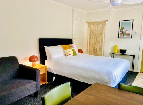 Ένα ή περισσότερα κρεβάτια σε δωμάτιο στο Warburton Motel