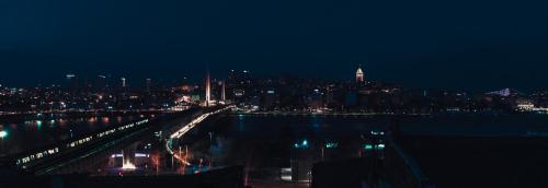 Vista general de Estambul o vista desde el hotel