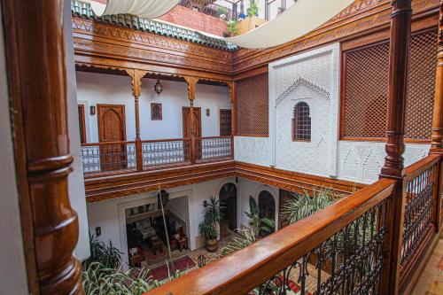 Balkón nebo terasa v ubytování Riad Melhoun & Spa