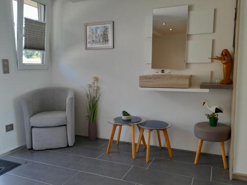 Posezení v ubytování appartement très chaleureux cocooning et calme