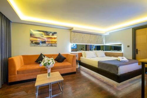 Postel nebo postele na pokoji v ubytování 216 Bosphorus