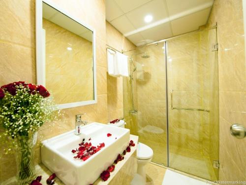 Koupelna v ubytování ACE Hotel - Bến Thành