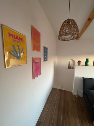 Un ou plusieurs lits dans un hébergement de l'établissement Casa Naranja