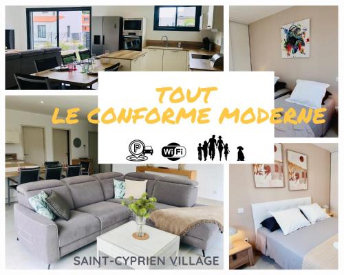 Villa Moderne St Cyprien Village