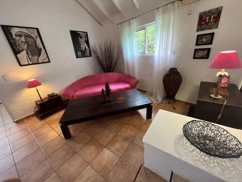 Χώρος καθιστικού στο Luxurious 7-Bedroom Villa with magnificent view