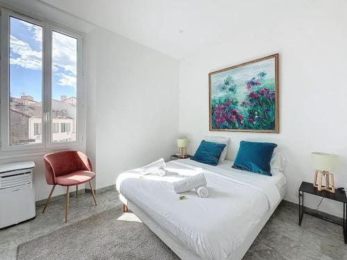 Photo de la galerie de l'établissement 60m2 parking privé - 600m Palais & plages, à Cannes