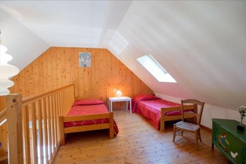 Postel nebo postele na pokoji v ubytování Residence des oiseaux