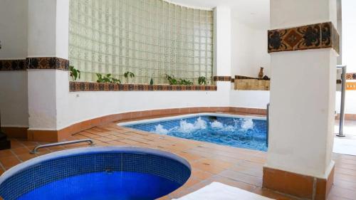 Bazén v ubytování Hotel Ex Hacienda La Pitaya Querétaro nebo v jeho okolí