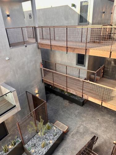 Balcon ou terrasse dans l'établissement City24 Condo Hotel Little Italy Mission Hills