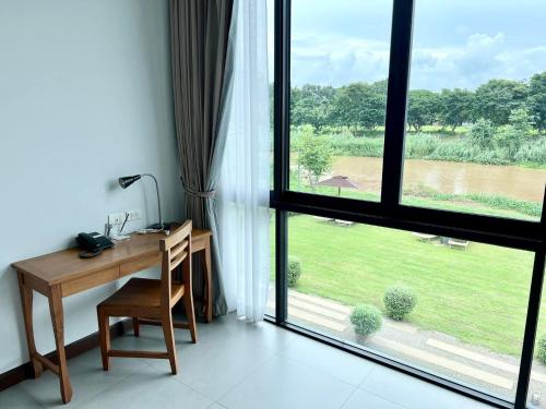 Κήπος έξω από το Zensala Riverpark Resort-SHA Extra Plus