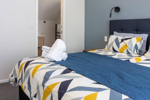 Ein Bett oder Betten in einem Zimmer der Unterkunft Mt Hutt Magic