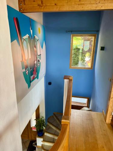 Zona de estar de Chalet les vergers