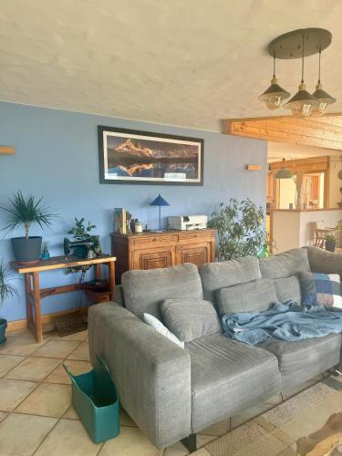 Zona de estar de Chalet les vergers
