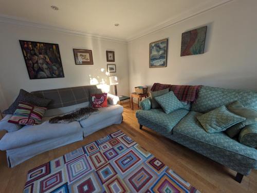 Et opholdsområde på Myrtle Cottage Findhorn