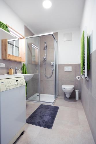 Koupelna v ubytování Apartment Weiss-Spitz