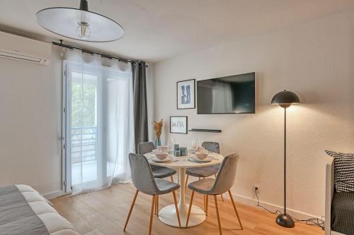 063 - Studio Didion, Centre Gare St Roch, Clim, Balcon,4pers