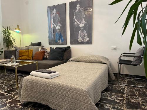Posezení v ubytování Private room in Florence
