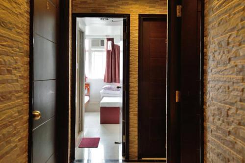 Koupelna v ubytování JW Hostel