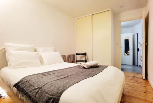 Calm apt with inner yard 900m to Galerie Lafayette N9-3