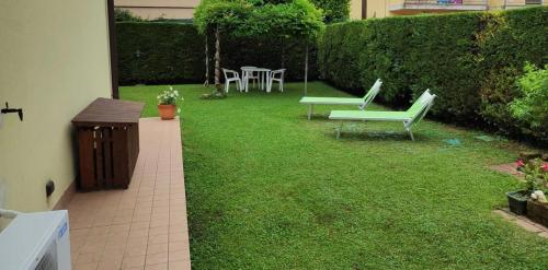 A garden outside Casa Alice