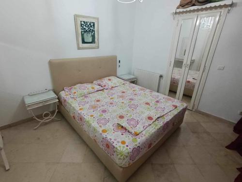 Postel nebo postele na pokoji v ubytování Duplexe Yasmine Hammamet