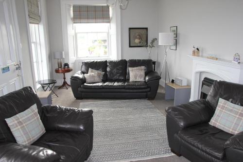 Posezení v ubytování Seaside Cottage, Burntisland, Fife