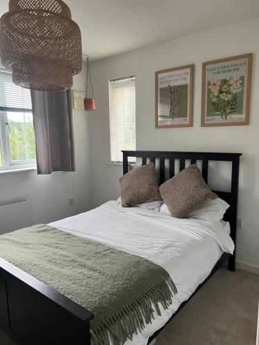 Ένα ή περισσότερα κρεβάτια σε δωμάτιο στο Warrington Apartment