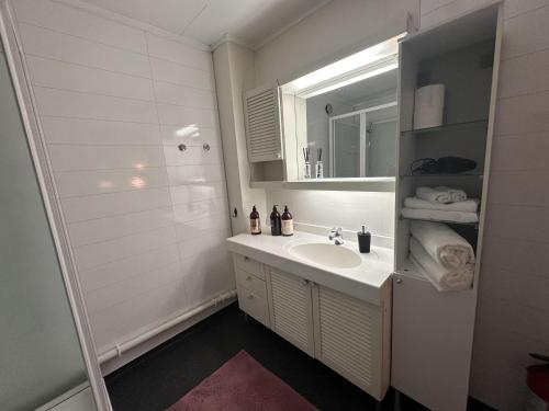 Bilik mandi di Apartment in the center of Alta