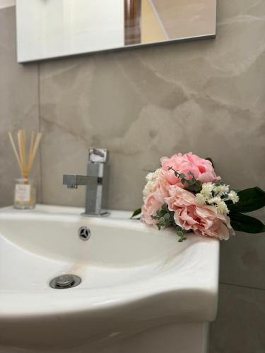 Ένα μπάνιο στο Lucy's House, elegante alloggio rustico con tutti i comfort moderni a Pisa