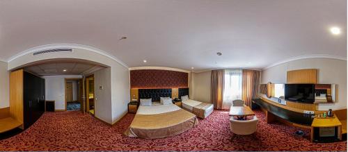 Katil atau katil-katil dalam bilik di Vois Hotel Atasehir & SPA