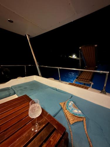 Bazén v ubytování Monun Yacht nebo v jeho okolí