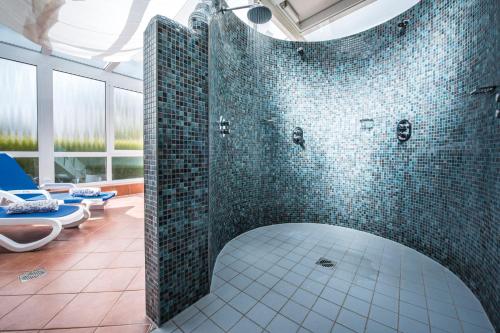 Koupelna v ubytování Hotel Novum
