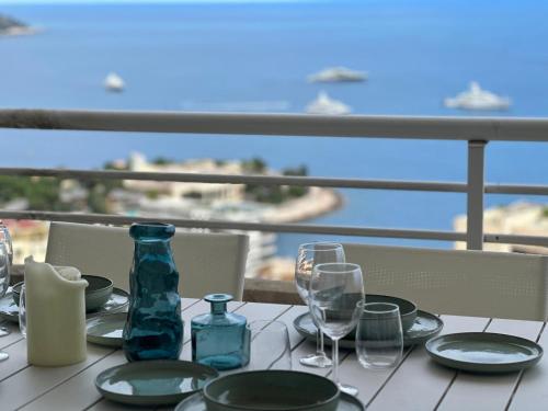 5mn Monaco - Vue panoramique sur la mer - Parking - DZ