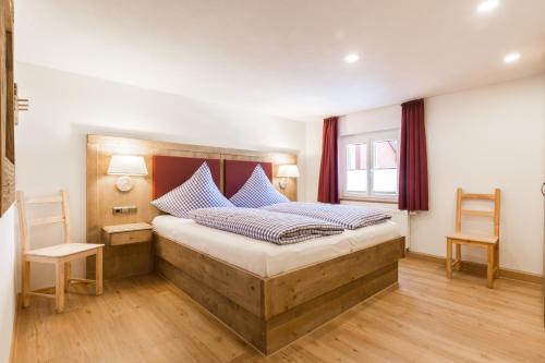Postel nebo postele na pokoji v ubytování Haus No 60 Kleinwalsertal