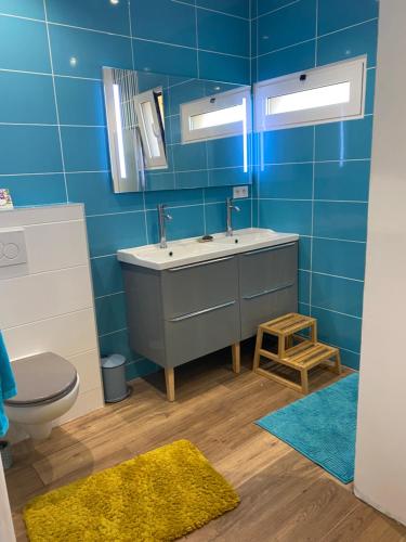 Koupelna v ubytování Maison élégante
